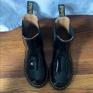 Dr. Martens Black Chelsea Boots with Air-Cushioned Sole